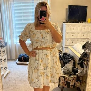 SHEIN 2 piece outfit with skirt